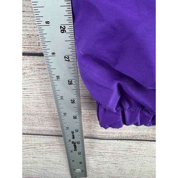 Vintage Columbia Reversible Snow Pants Mens Medium Black Purple - Picture 7 of 14